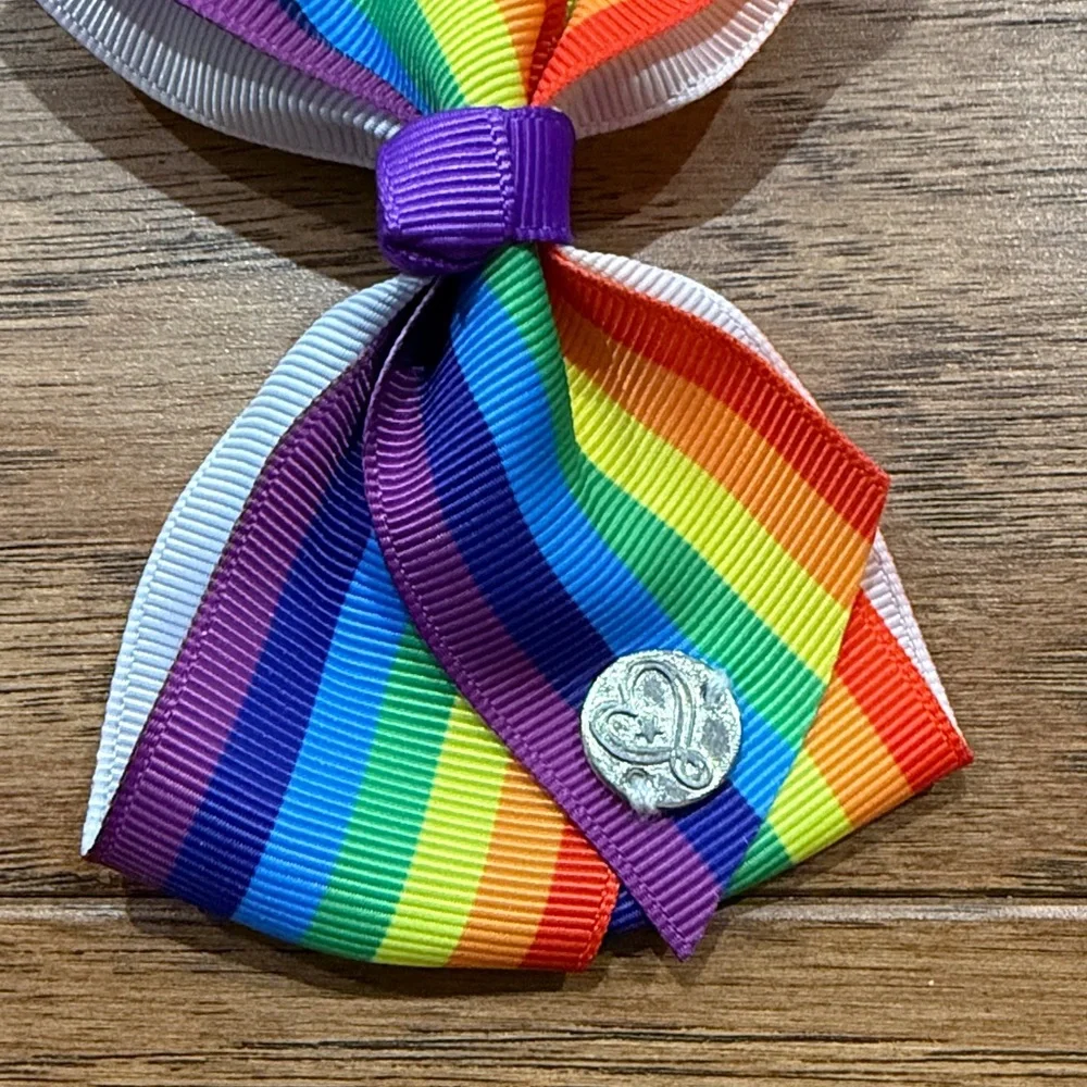 Girls JoJo Siwa Bows - Ombre Bow and Rainbow Bow